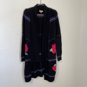 Vera Wang Princess Juniors Open Front Cardigan Sweater Size M